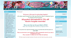 Desktop Screenshot of discountscrapbooking.com.au